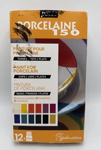 Pebeo Porcelaine 150 Ceramic Paint Exploration Set #1 12 x 20 ml - Picture 1 of 3