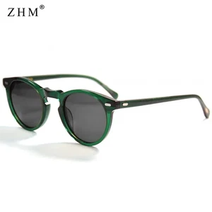 Retro Round Polarized Sunglasses –Vintage UV400 Shades for Men & Women - Picture 1 of 18