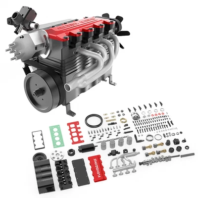 Toyan Motor FS-L400 BGC 14CC DIY 4 Stroke 4 Cylinder RC Gasoline Engine - Image 1 of 4