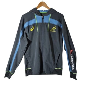 Chaqueta de entrenamiento con cremallera Wallabies Australia Player Issue Gear para hombre talla L Asics - Imagen 1 de 12