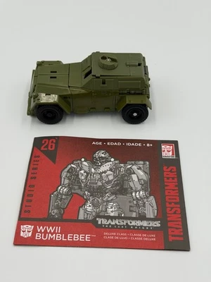 TRANSFORMERS HASBRO  ACTION FIGURE WWII BUMBLEBEE STUDIO SERIES 26 - Image 1 of 4