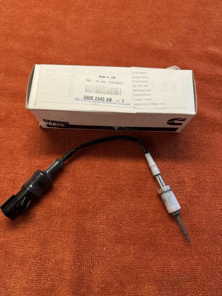 Genuine Mopar OEM Exhaust Temperature Sensor 68002443ab - Image 1 of 4