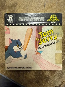 Super 8mm Black & White Silent TOM & JERRY Million Dollar Cat M-107 - Picture 1 of 2