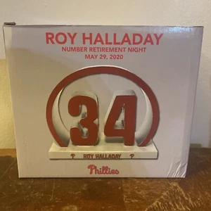 Phillies Roy Halladay SGA Number 34 Retirement Night May 29, 2020 New in Box! - Picture 1 of 7