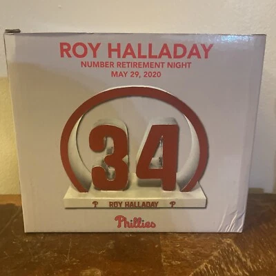 Phillies Roy Halladay SGA Number 34 Retirement Night May 29, 2020 New in Box! - Image 1 of 4
