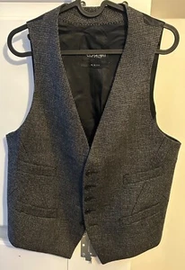 Neil Barrett 100% Grey Wool Waistcoat/Vest Size 50 in mint condition - Picture 1 of 9