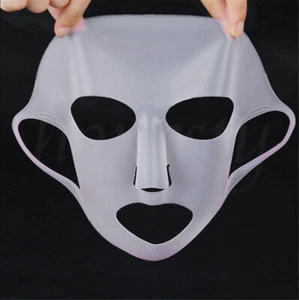 2x Silikon Gesicht feuchtigkeitsspendende Maske für Blatt Maske Cover Skin Care - Picture 1 of 8