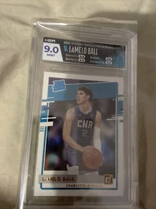 2020-21 Donruss LaMelo Ball Rated Rookie Card RC #202 HGA 9 MINT Hornets RC - Bild 1 von 5