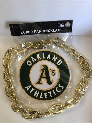MLB 3D Foam Super Fan Chain Necklace Oakland Athletics A’s Cover