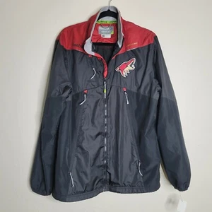 Arizona Coyotes Reebok Center Ice Negro Phoenix NHL Chaqueta Mediana Viento Camisa - Imagen 1 de 7