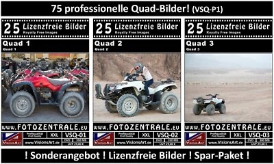 75 Lizenzfreie Profi-Bilder ! Quad ! Urlaub ! UVP 87,- ! Royalty Free Photoshop - Bild 1 von 4
