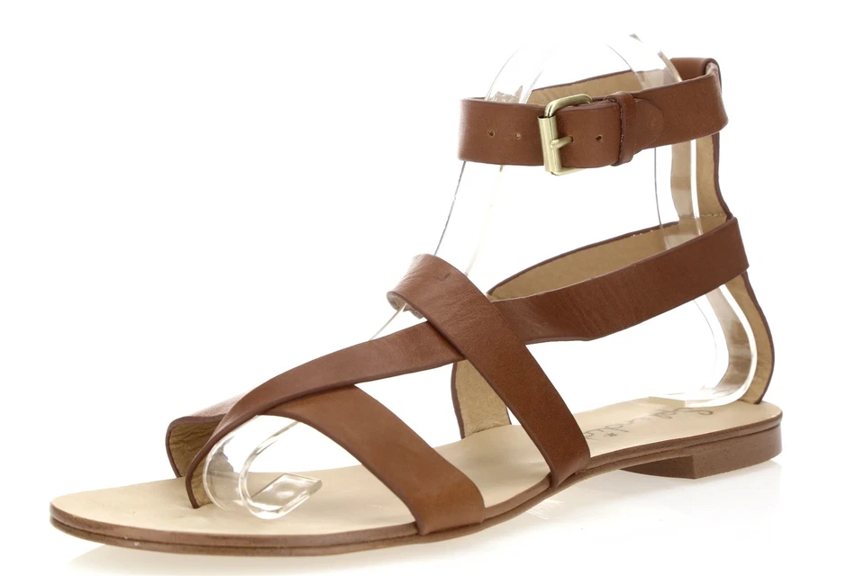 Womens SPLENDID brown leather ankle strap sandals sz. 8 M - Image 1 of 4