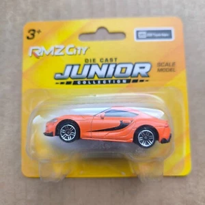 2020 TOYOTA SUPRA ORANGE RMZ City 1/64 car scale (OPENED) - Picture 1 of 4