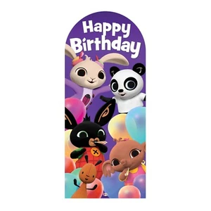 Bing Décor De Fête D'Anniversaire En Carton Grand Décor 185cm X 80cm Avec Sula - Photo 1/4