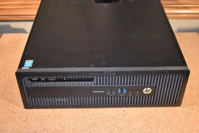 HP EliteDesk 800 G1 Intel Core i5-4570 Quad 8GB RAM 80GB SSD Windows 10 DVD-RW - Image 1 of 4