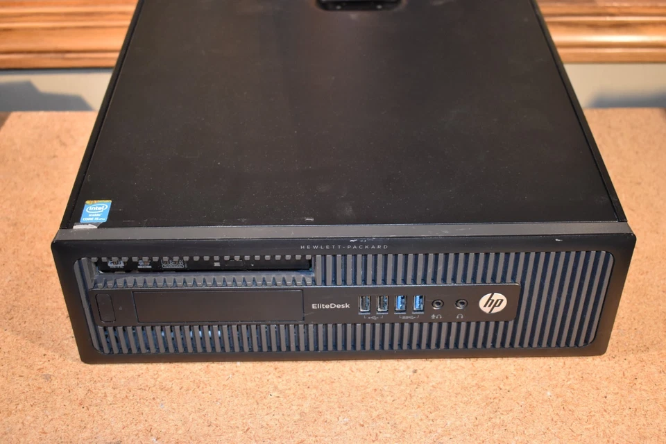 HP EliteDesk 800 G1 Intel Core i5-4570 Quad 8GB RAM 80GB SSD Windows 10 DVD-RW - Image 1 of 4