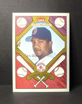 2004 Fleer Tradition Diamond Tributes #16 DT PEDRO MARTINEZ Red Sox - Image 1 of 2