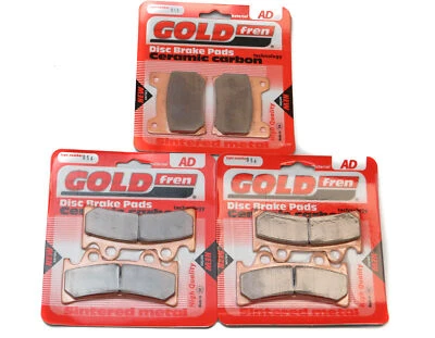 Pastillas de freno delanteras y traseras para Yamaha FZR 1000 EX UP (pinza de 6 potes) 1994-1995 Foto 1 de 3