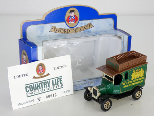 VANS Modellino furgone giocattolo Oxford T Ford Country Life burro inglese in scatola limitato su 200