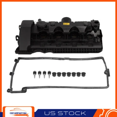 Cubierta de válvula de motor cilindros laterales izquierdos para 05-08 BMW 545i 550i 650i 750i 750Li Foto 1 de 4