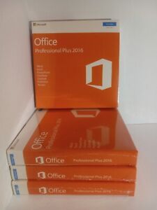 Microsoft office 2016 Professional Plus DVD + Key Sealed | Pro Plus 2016 1-PC