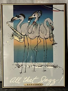 Earl Newman Art Signed Framed Poster Monterey Jazz Festival 1986 MINT Decor - Picture 1 of 9