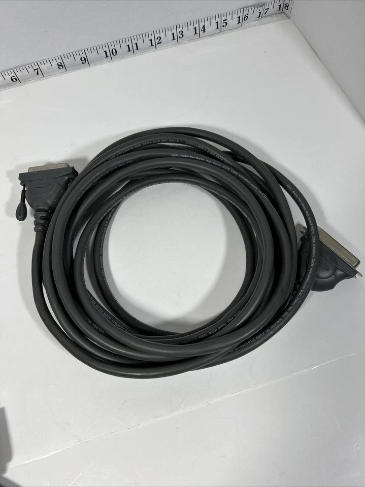 CABLE COMPATIBLE 20' BELKIN SERIE PRO ALTA VELOCIDAD IEEE1284 AWM E101344-C 20276 Foto 1 de 4