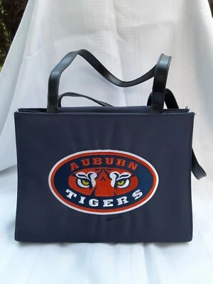 Auburn University Tigers Women's Footed Handbag w/ Straps & ICONIC LOGO - Image 1 of 4