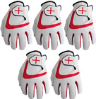 5 England or Scotland All Weather Golf Gloves Cabretta Leather Thumb& Palm Patch