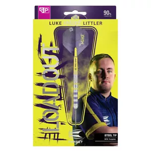 Luke Littler Darts 90% Tungsten Steel Tip Swiss Point Loadout Set Target Darts - Picture 1 of 6