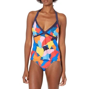 MSRP $88 Nautica Halter Tankini White Size Small - Picture 1 of 3