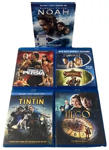 6-Movie Blu-ray Lot: Tin-Tin, Hugo, Noah, Stardust, Prince of Persia, Spiderwick - Picture 1 of 23