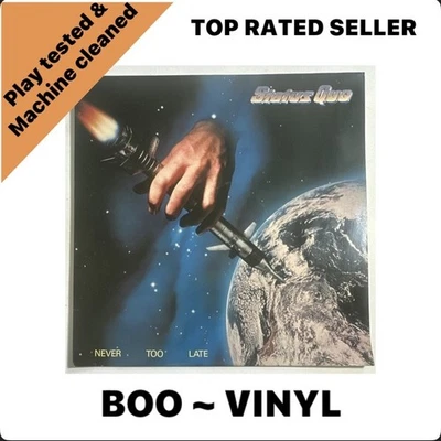 Status Quo Never Too Late Townhouse LP Album Vinyl Record 6302 104 - EX/EX - Image 1 of 4