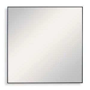 Alexo  - 28 Inch Modern Square Mirror Black Mirrors Uttermost 09717 - Picture 1 of 12