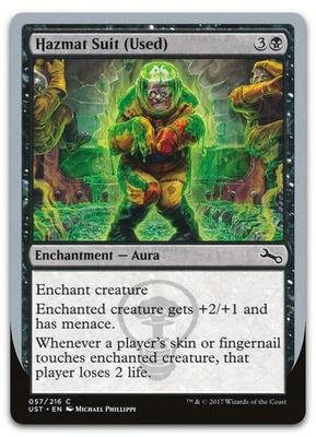 Hazmat Suit (Used) #57 (NM) Unstable UST Magic MTG - Image 1 of 2