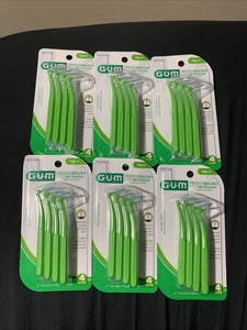 6 GUM Proxabrush Go-Betweens eng abgewinkelte Plektren Sunstar Zahnreiniger insgesamt 24 - Bild 1 von 2