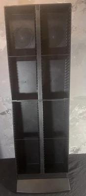 Laserline 120 Capacidad CD Torre de Almacenamiento Soporte Rack Negro De Colección Raro Foto 1 de 4