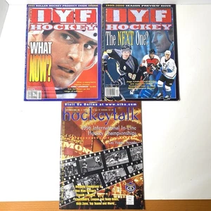 Lot of 3 90s Hockey Magazines -In Your Face (IYF) 1999 & Hockey Talk 1996 - Picture 1 of 10