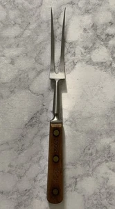 Vintage Chicago Besteck 200S 12" 2 Zinken Fleisch / Serviergabel Edelstahl RAR - Bild 1 von 11