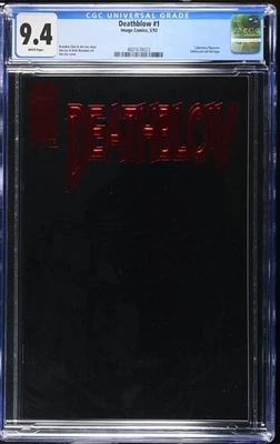 Deathblow 1, Jim Lee,  Emboss red foil logo, CGC 9.4 Near Mint - Image 1 of 3