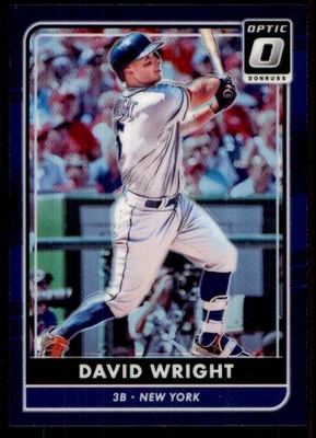 David Wright 2016 Donruss Optic #116 Mets MLB LEER ENVÍO GRATUITO AutographDen Foto 1 de 2