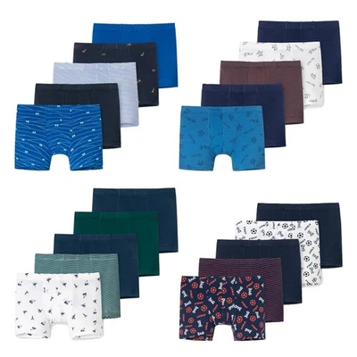 Schiesser Ragazzi Pantaloncini 5er Pacco - Mutande Pantaloni Uni / - Immagine 1 di 4