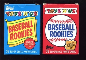 1987 & 1988 Topps Toys R Us Rookies Baseball Card Factory Sets (2) NRMT - Picture 1 of 2