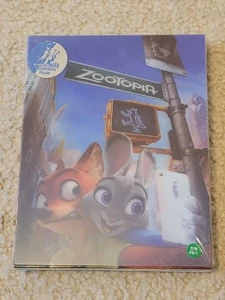 Zootopia 3D Steelbook Kimchi DVD(Blu-ray 3D + Blu-ray) Lenticular Slipcover NEW - Picture 1 of 3