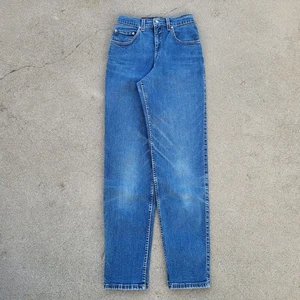 Vintage Joop Jeans Size 10 Blue Pants High Rise Straight Slim Faded Denim 24x30 - Picture 1 of 10