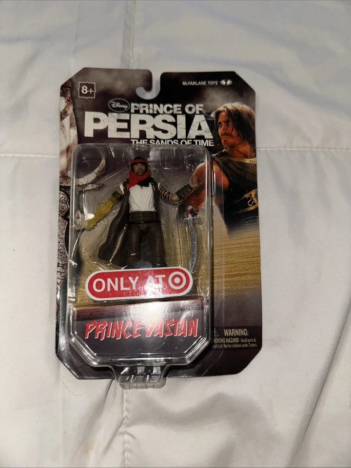 Figura exclusiva de Prince of Persia Target Prince Dastan McFarlane 2010 paquete dañado Foto 1 de 3
