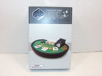 Desktop Blackjack Card Table Game Set w/Accessories  Mini Table Dashing Fine - Image 1 of 4