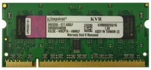 1GB DDR2 PC2-6400 (800Mhz) SODIMM Memory - Kingston - KVR800D2S5/1G - Bild 1 von 2