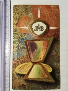 Santino Holy Card Ordinazione sacerdotale Prima Messa Salerno 1967 (GT1173) ^ - Imagen 1 de 2