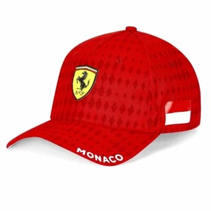 Scuderia Ferrari Formula 1 Monaco Cap - Sebastian Vettel - Charles Leclerc - Hat - Picture 1 of 4